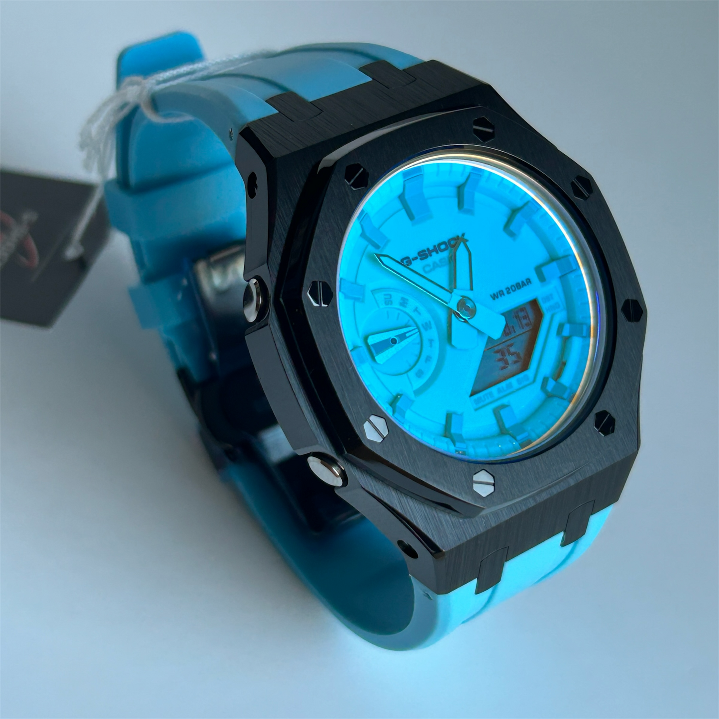 Custom Casio G-SHOCK GA-2100-2BPS Blue Watch