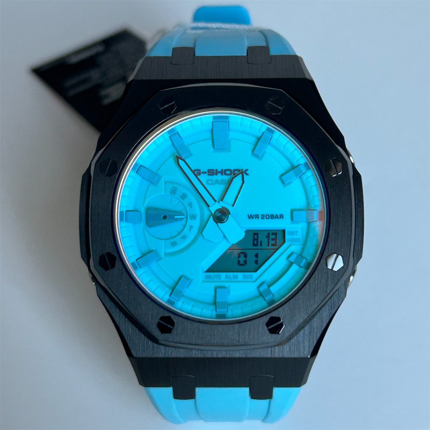 Custom Casio G-SHOCK GA-2100-2BPS Blue Watch