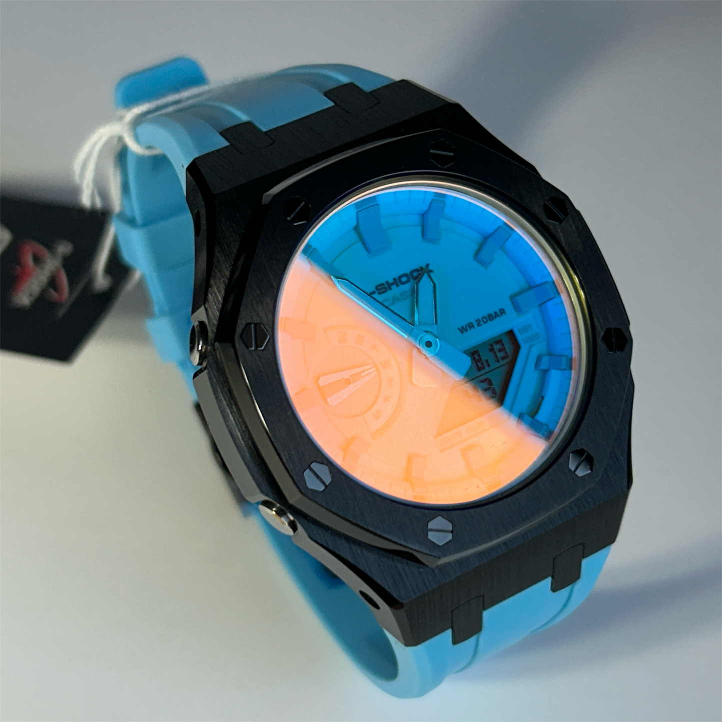 Custom Casio G-SHOCK GA-2100-2BPS Blue Watch