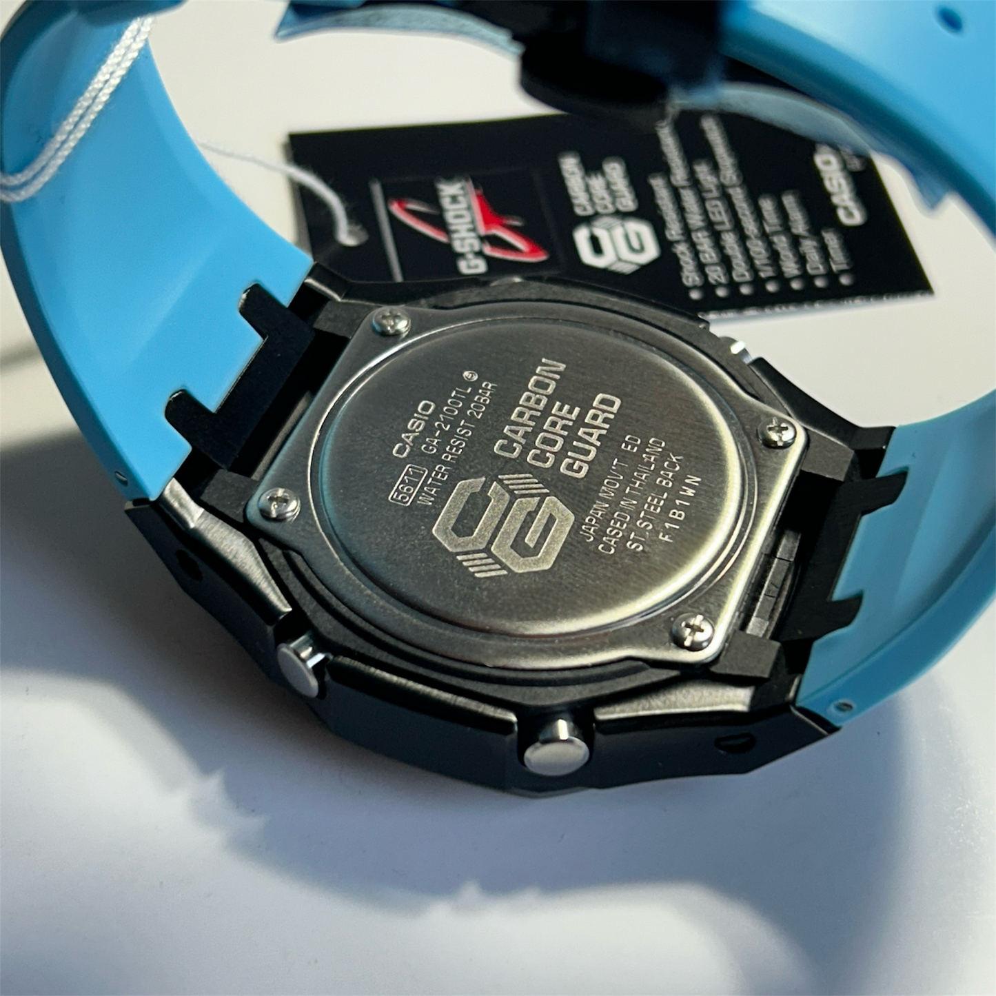 Custom Casio G-SHOCK GA-2100-2BPS Blue Watch