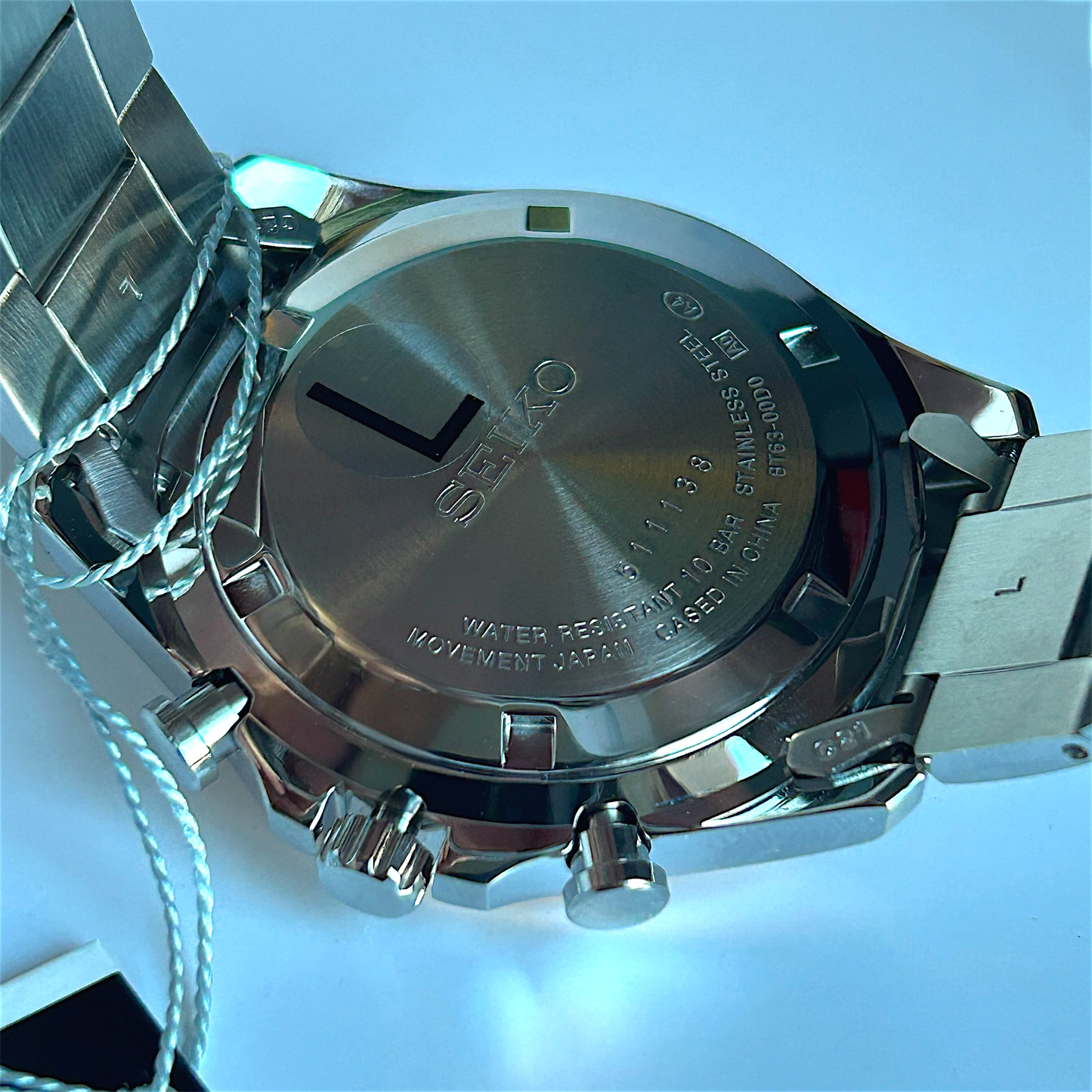 Seiko SBTR026 Chronograph Men's Watch | Stainless Steel, Copper Dial
