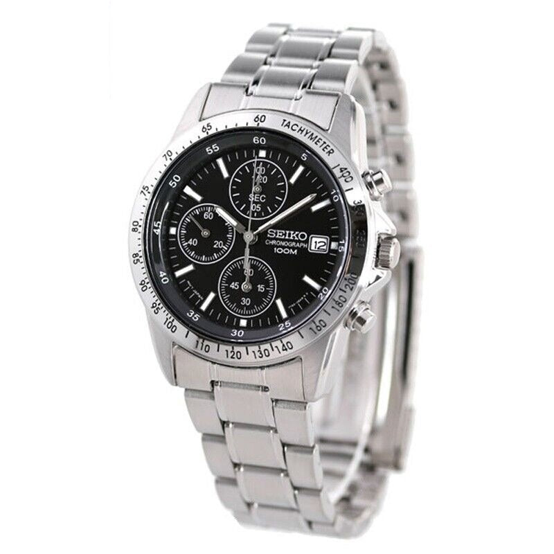 Seiko SND367PC Stainless Steel Chronograph Men's Watch
