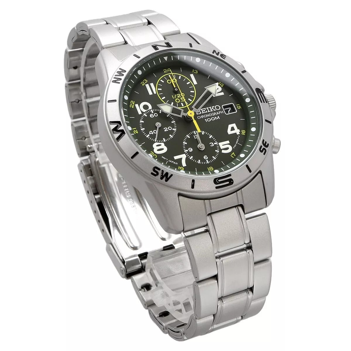 Seiko SND377P Stainless Steel Chronograph Men's Watch