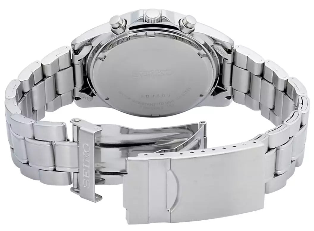 Seiko SND367PC Stainless Steel Chronograph Men's Watch
