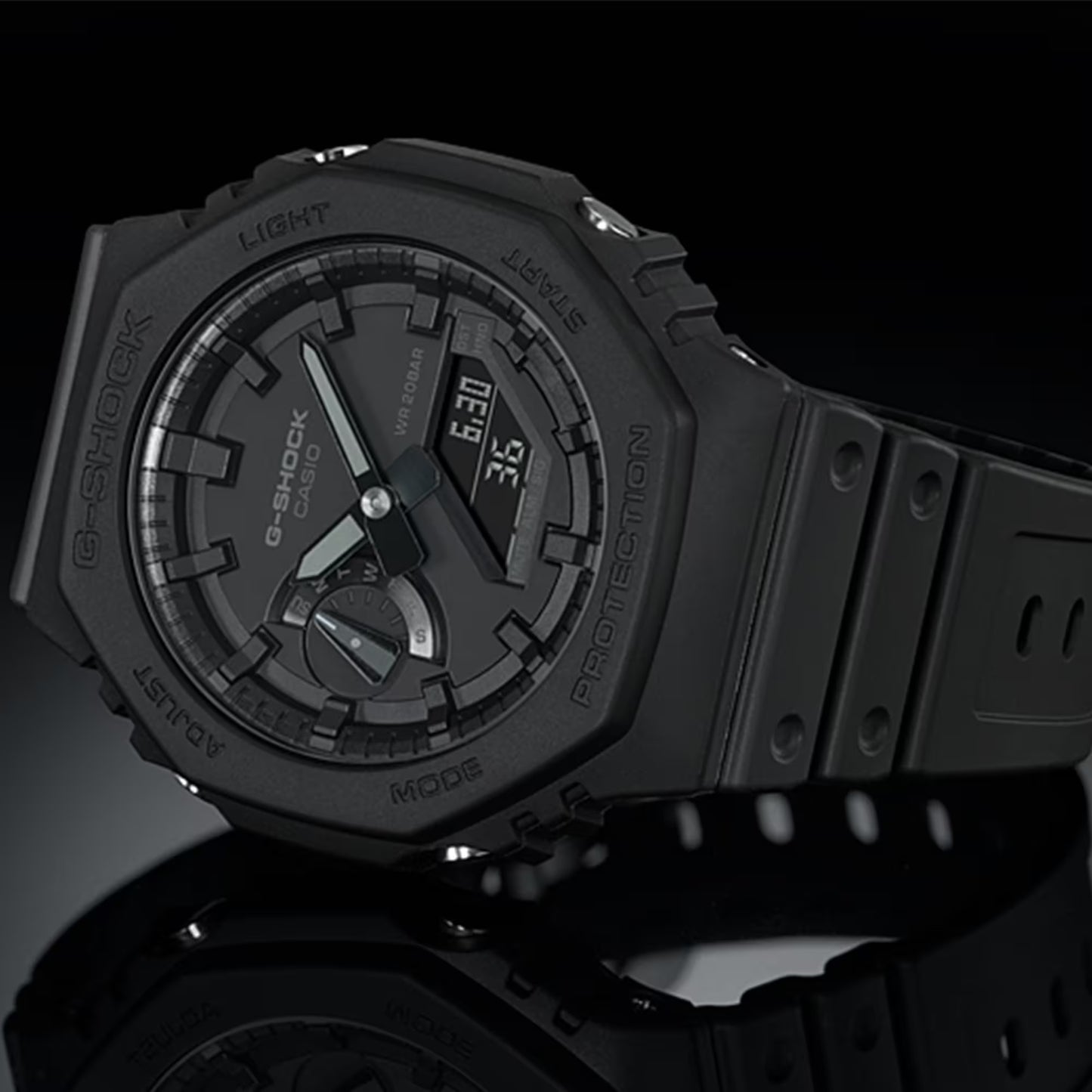 Casio G-SHOCK GA-2100-1A1ER Stealth Blackout Mens Watch