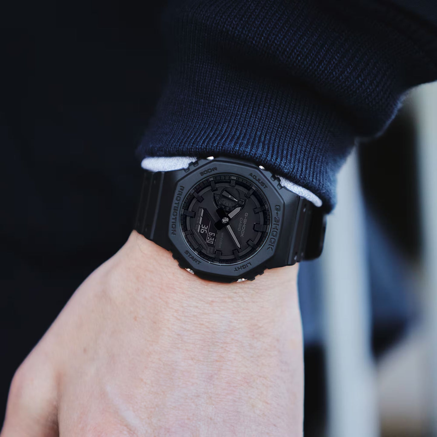 Casio G-SHOCK GA-2100-1A1ER Stealth Blackout Mens Watch