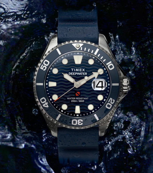 Timex Deep Water Meridian 200M 44mm Men's Watch | TW2W81500