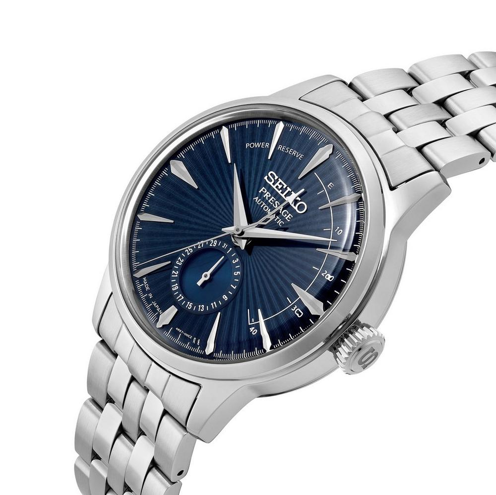 Seiko SSA347J1 Presage Cocktail Time 'The Blue Moon' Automatic Men's Watch