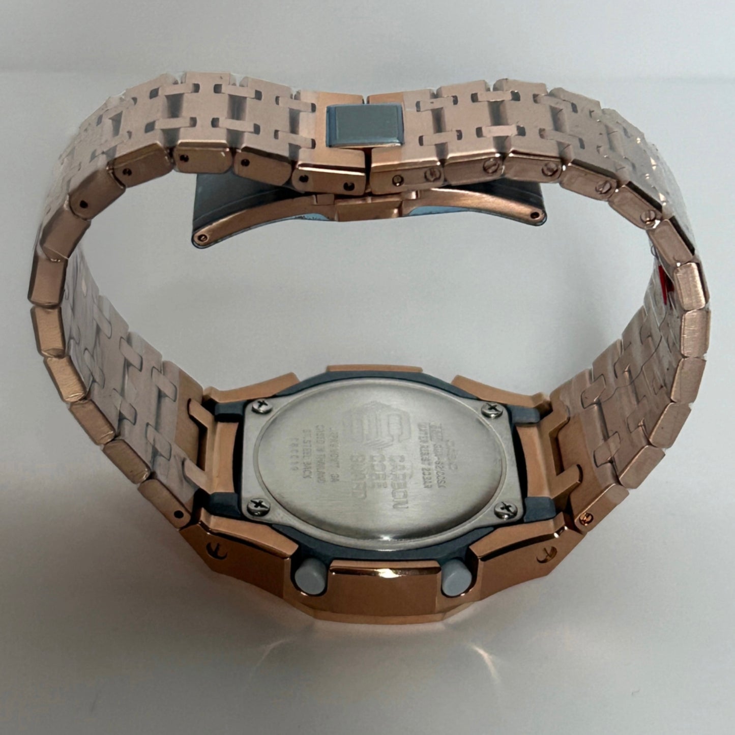 Custom Casio G-SHOCK Mini GMA-S2100-1BPM Rose Gold Rainbow Watch