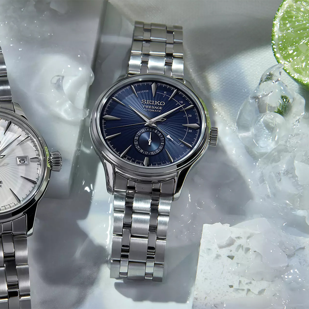 Seiko SSA347J1 Presage Cocktail Time 'The Blue Moon' Automatic Men's Watch